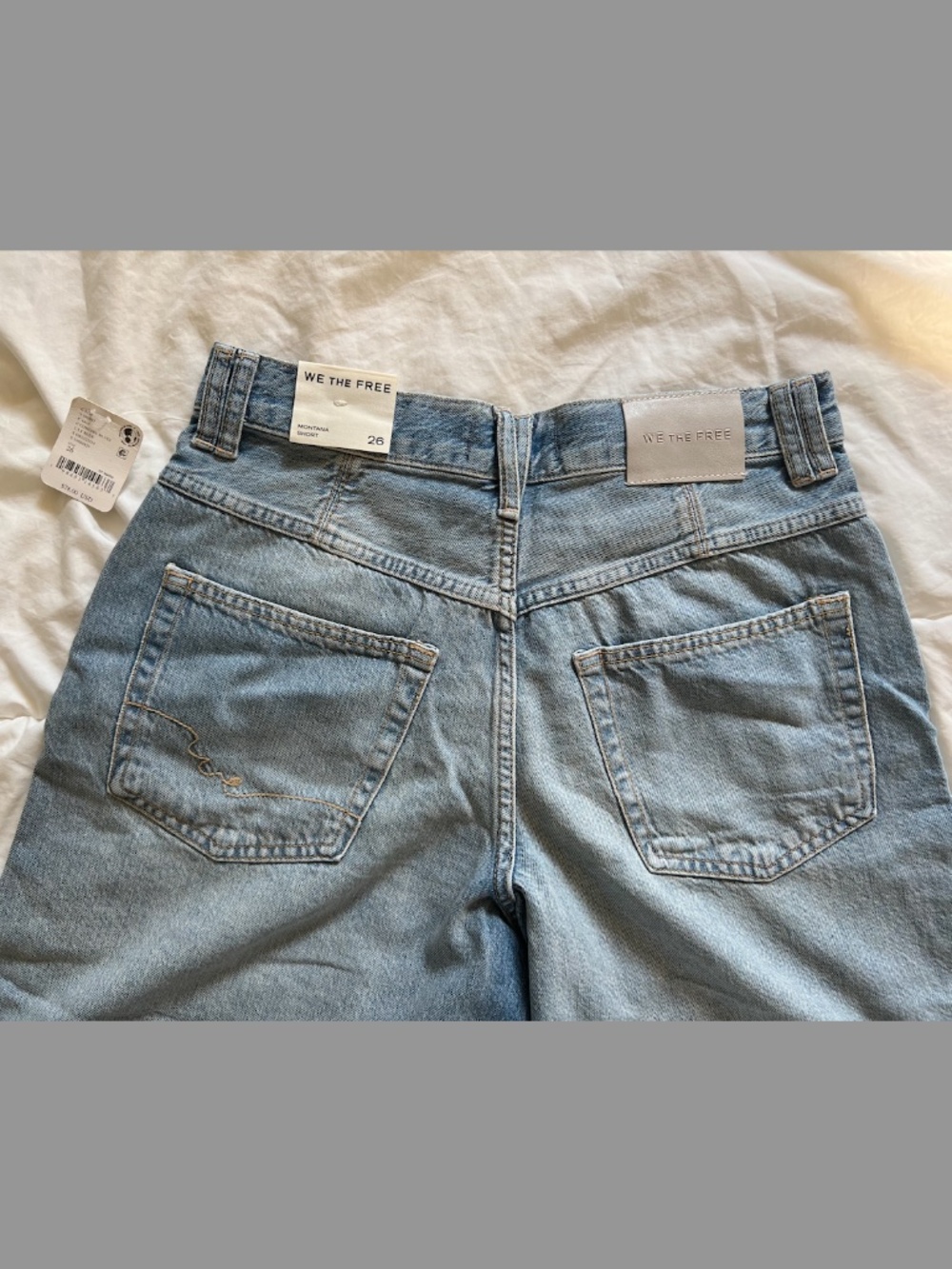 NWT Free People Montana Shorts Cowgirl Blues W 26 We The Free - Picture 6 of 14